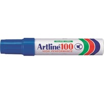 Промышленный маркер Artline 100 с широким наконечником, 7,5-12 мм, синий EK100-314