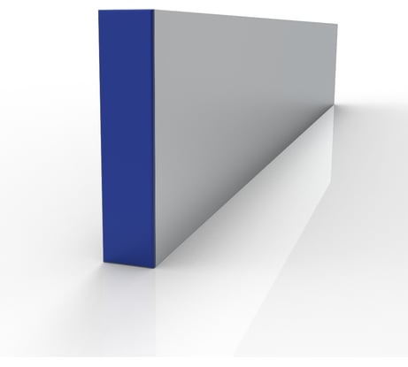 Правило алюминиевое прямоугольное для полусухой стяжки ДИАЛ 2500x80x18мм 4687206278318