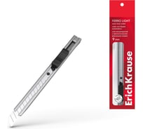Нож канцелярский ErichKrause Ferro Light с автоматической фиксацией лезвия, 9 мм (в пакете по 1 шт.) 19160