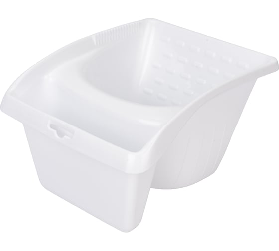 Ковш для краски DECOR 180х125х225 мм, 1,2л белый 670-2207