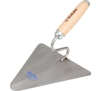 Мастерок KUBALA треугольный, с деревянной ручкой, 200х190мм 0807