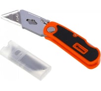 Нож ЕРМАК 19 мм, складной, пластиковая двухкомпонентная рукоятка, 5 лезвий 685-028