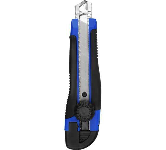 Нож малярный с двухкомпонентной ручкой vertextools круглый фиксатор 18мм 0044-100-18
