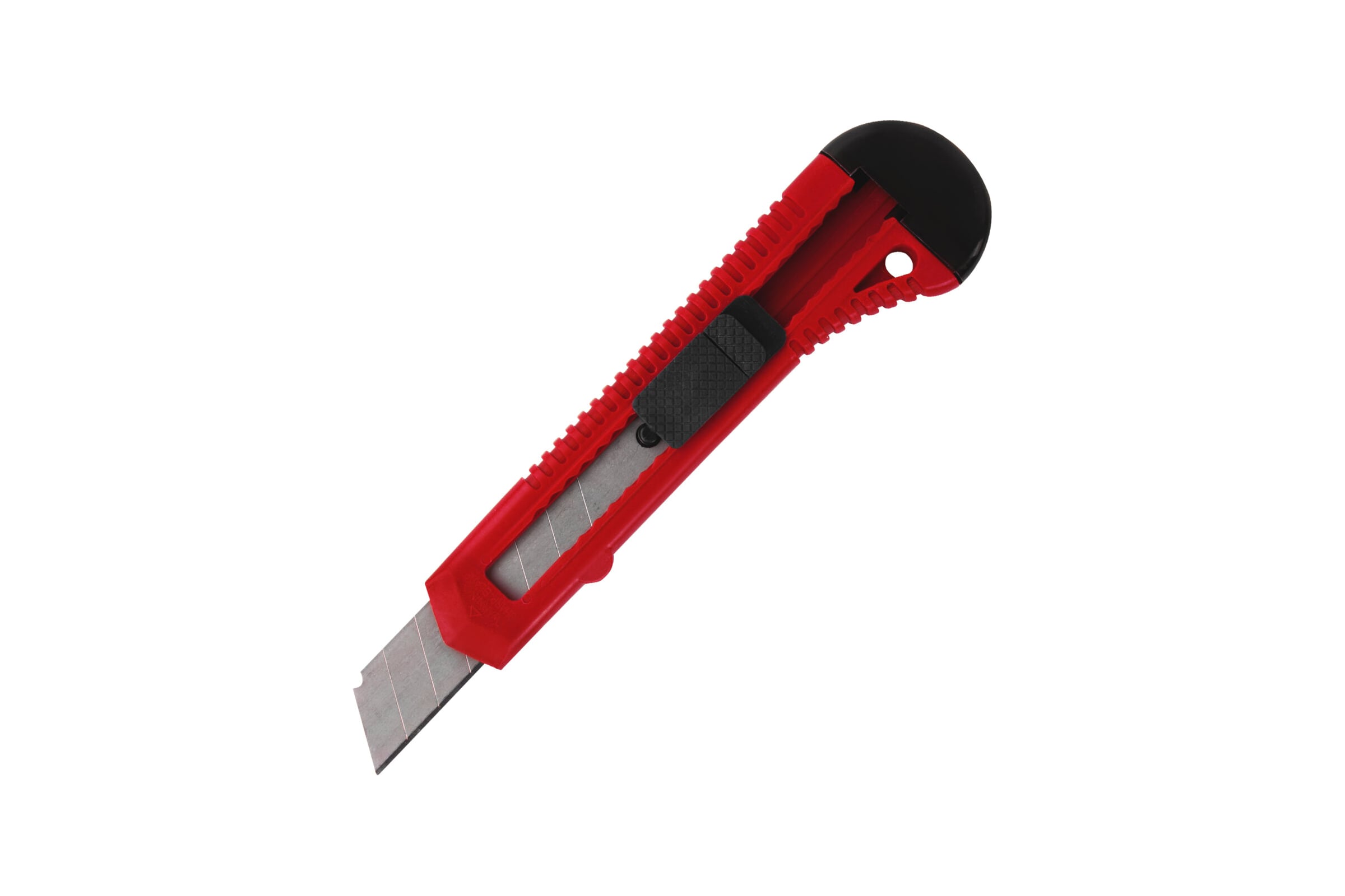 НожканцелярскийStaff18ммEVERYDAY,фиксатор,красныйматовыйкорпус,упаковкасподвесом238768