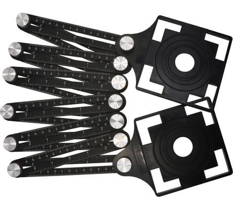 Шаблон плиточника универсальный TRIO-DIAMOND (12 колен; 2 трафарета) 280402