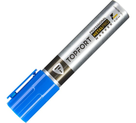 Маркер для металла Topfort MetalPro 4-12 мм синий 1827889 1