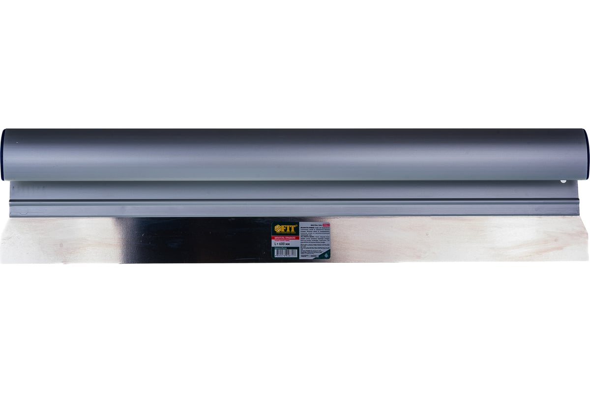 Шпатель-Правило FIT Профи, нержавеющая сталь с алюминиевой ручкой 600 ...
