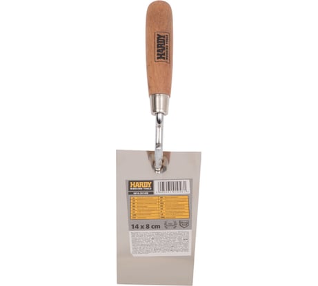Шпаклевочная кельма HARDY серия 26 размер 14х8 см 0810-261408