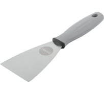 Шпатель HANSA 80 мм, нержавающая сталь, 2К-силиконизированная ручка 641080