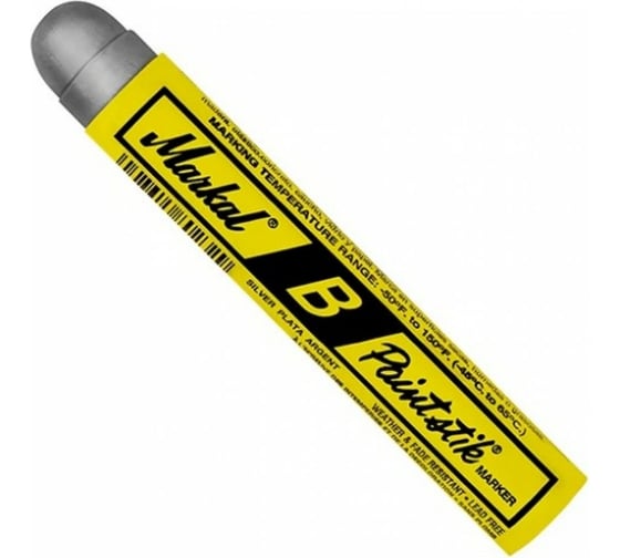 Твердый маркер-краска Markal B Paintstik серебрянный 80233 1