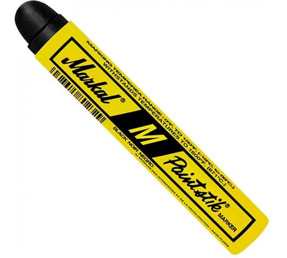 Термостойкий маркер краска Markal M Paintstik (до 871С), черный 81923
