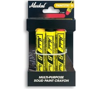 Набор маркеров Markal RETAIL PACK Paintstik B 1 желтый +1 черный+1 красный 22254
