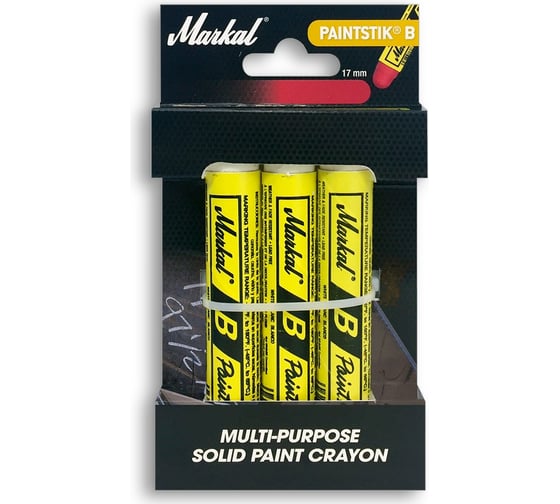 Набор маркеров Markal - RETAIL PACK Paintstik B белый 3шт. 22253