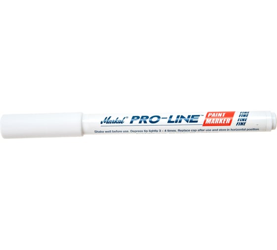 Маркер-краска с тонким наконечником Markal Pro-Line Fine промышленный, 1,5 мм, белый 96871 1