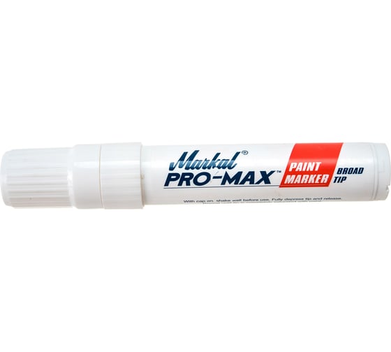 Маркер краска с широким наконечником Markal Pro-Max, белый 90900