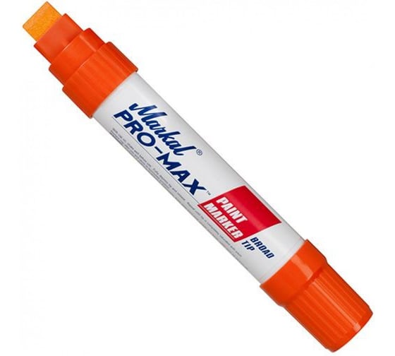 Маркер-краска с широким наконечником Markal Pro-Max, оранжевый 90904