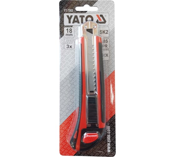Нож универсальный YATO YT-7503 18 мм 37157503 092 1