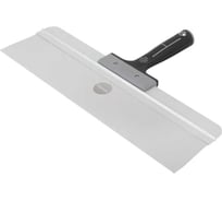 Шпатель фасадный HANSA 450 мм, нержавающая сталь, широкое полотно 80 мм, 2К-ручка 643450