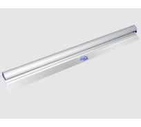 Шпатель-правило ИНТЕК 1200 мм из нержавеющей стали с алюминиевой ручкой 10155-1200