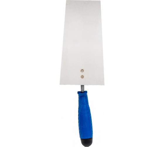 Кельма ИНТЕК трапеция 200мм из нержавеющей стали с пластиковой ручкой 10772-200 1