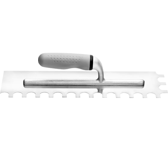 Гладилка HARDY Profi серия 31 100х280 мм, ручка 2K, зуб. полукруг 16 мм 0800-312816