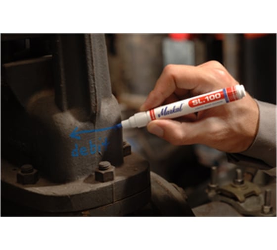 Маркер-фломастер Markal PAINT-RITER INDUSTRY MARKER SL100 BLUE / синий 31240420