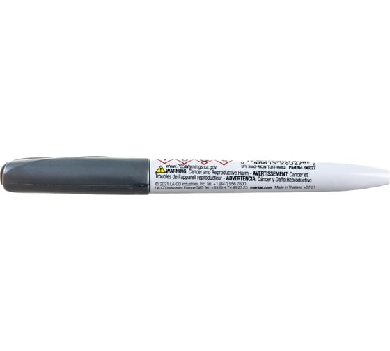 Маркер Markal DURA-INK 15 INK MARKER FINE BULLET TIP SILVER / серебристый 96027