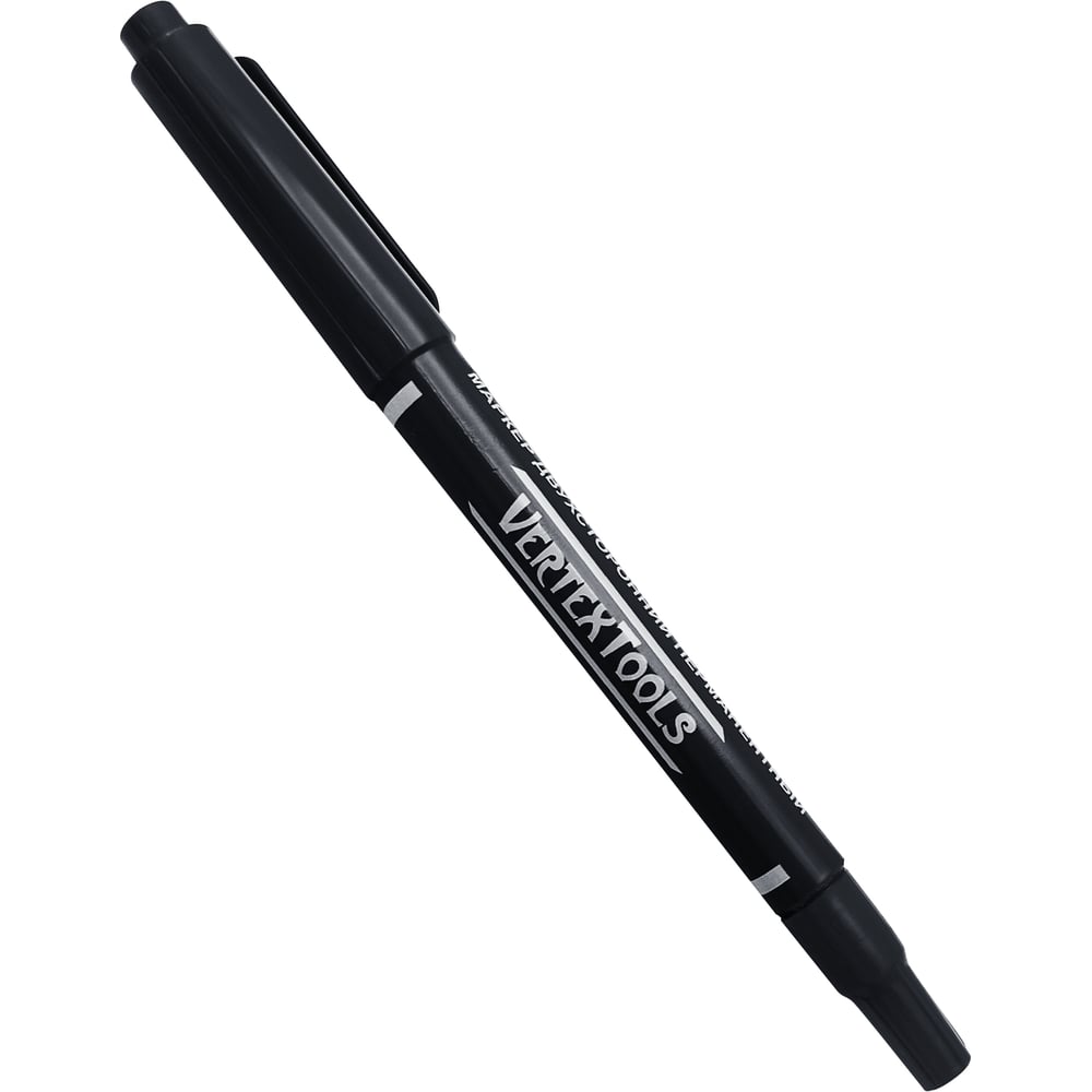 Строительный маркер vertextools черный, двухсторонний 00010-01 ...
