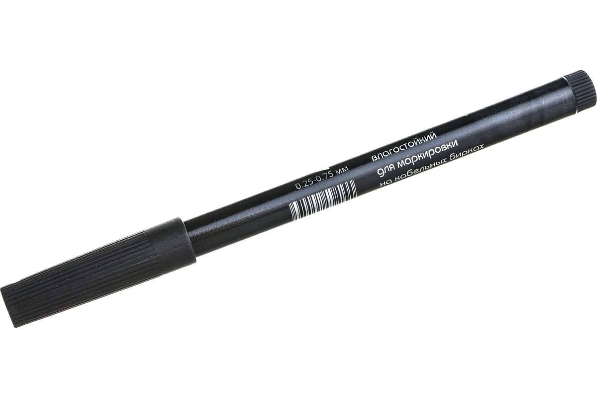 Маркировочный фломастер электрика FORTISFLEX ФМ-0,75 черный, 5 шт 83406 ...