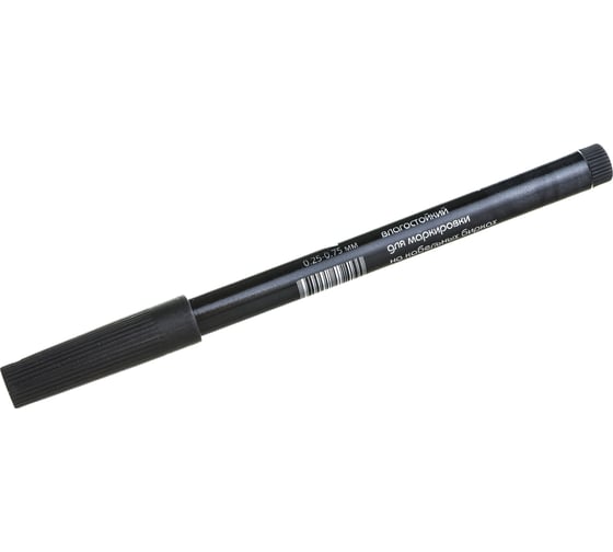 Маркировочный фломастер электрика FORTISFLEX ФМ-0,75 черный, 5 шт 83406