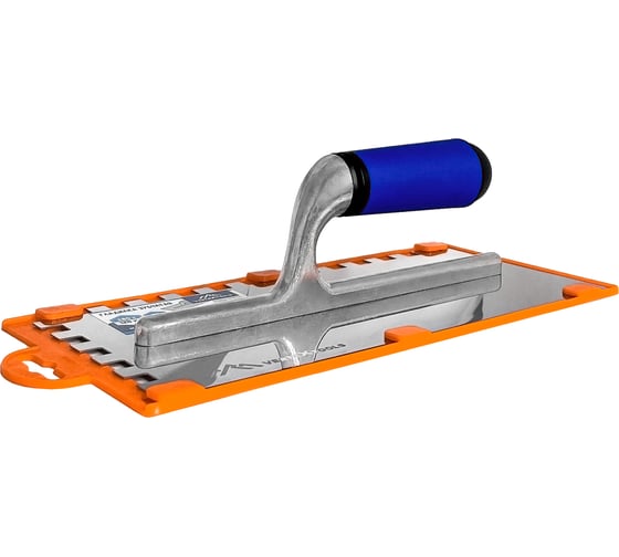 Гладилка зубчатая vertextools 280x128мм ЗУБ 10x10 16-08-10