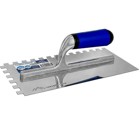 Гладилка зубчатая vertextools 280x128мм ЗУБ 10x10 16-08-10