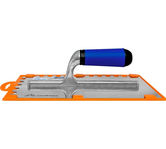 Гладилка зубчатая vertextools 280x128мм ЗУБ 10x10 16-08-10