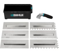 Набор гребенок BIHUI 8 предметов: 6 лезвий, ручка, кейс арт. PTSJA8