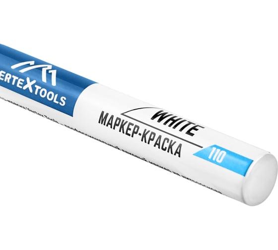Строительный маркер-краска vertextools белый 0020-01