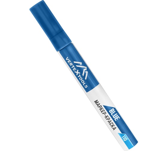 Строительный маркер-краска vertextools синий 0020-03-03 1