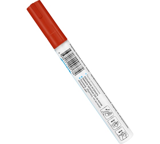 Строительный маркер-краска vertextools красный 12 шт 0020-03