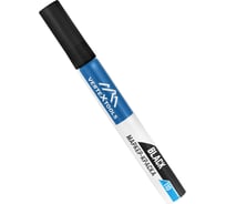 Строительный маркер-краска vertextools черный 12 шт 0020-02