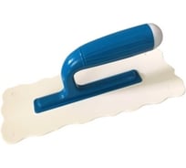 кельма пластиковая ПРЯМОУГОЛЬНАЯ, волнистый край (крупный) MAKLER D2812H