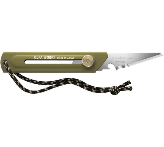Многоцелевой нож со сменным лезвием OLFA Works BK1 BushCraft Knife OW-BK1-OD 1