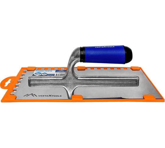 Гладилка зубчатая vertextools 280x128мм ЗУБ 8x8 16-08-08