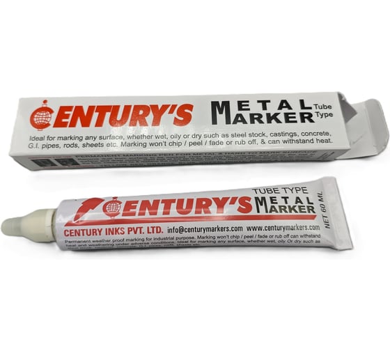 Маркер-краска в металлической тубе Century Markers Century Tube Metal Marker, 3,0 мм, упаковка 10 шт, зеленый CM97011-10