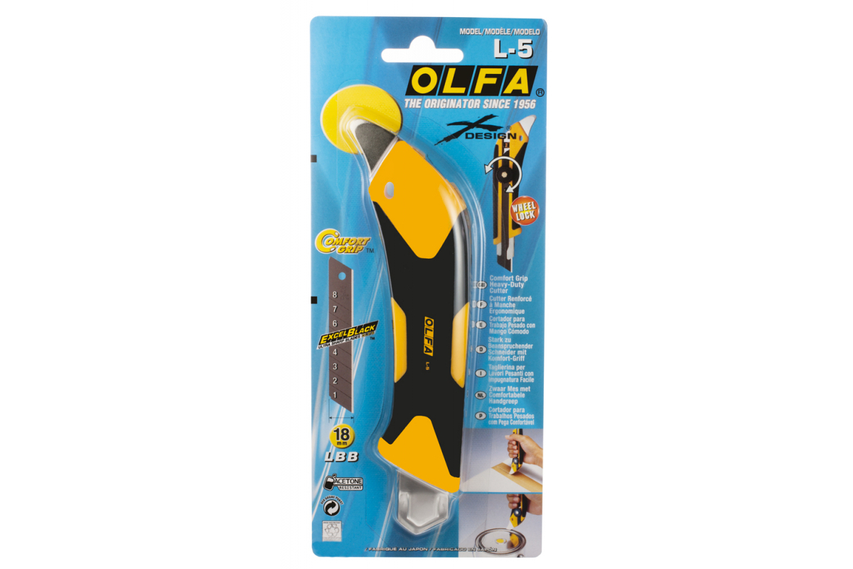 Трещоточный нож OLFA 18 мм OL-L-5 - выгодная цена, отзывы .