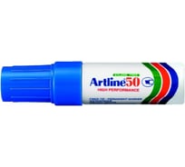Промышленный маркер Artline 50 со скошенным наконечником 3.0-6.0 мм, перезаправляемый, синий EK50-917