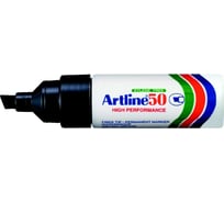 Промышленный маркер Artline 50 со скошенным наконечником 3.0-6.0 мм, перезаправляемый, чёрный EK50-900