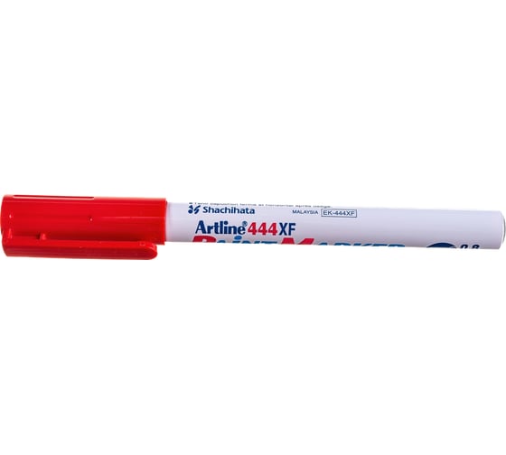 Маркер краска по металлу Artline 444 с тонким наконечником 0.8 мм, красный EK444XF-794 1