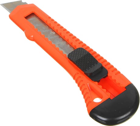 Универсальный пластиковый нож HEADMAN с сегментированным лезвием 18мм квадратный фиксатор 685-009