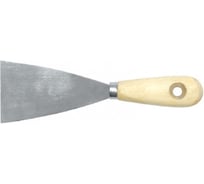 Шпатель с деревянной ручкой TOYA 100мм 6100