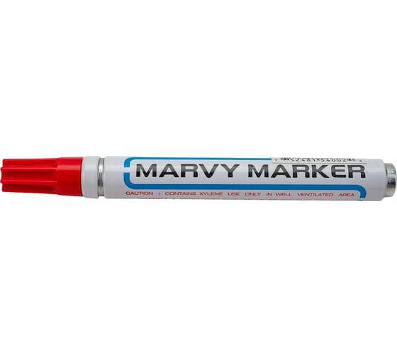 Перманентный маркер MARVY UCHIDA с круглым наконечником, 1.5-3 мм, красный MAR400/2
