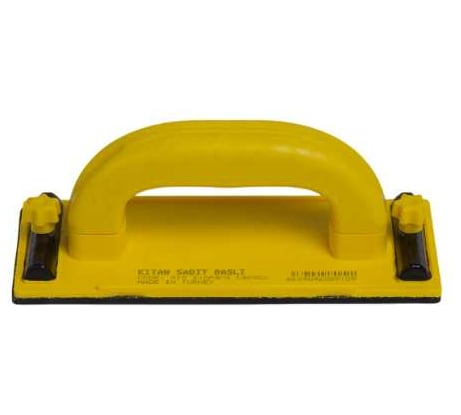 Терка маляра-штукатура с металлическим прижимом SAMGRUPP Kitan для наждачной бумаги/сетки, 210 х 85 мм KIT-039085210